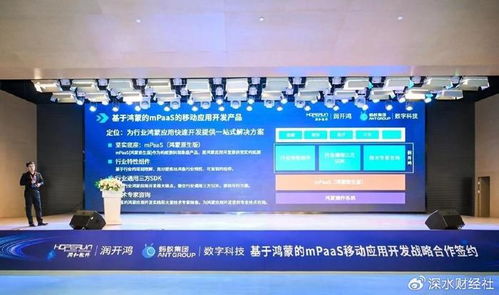 潤和軟件發布基于鴻蒙的MPaaS移動應用開發產品，開啟互聯網技術開發新篇章
